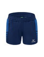Erima Sporthose Short Six Wings Worker (100% Polyester) kurz royalblau/navyblau Damen